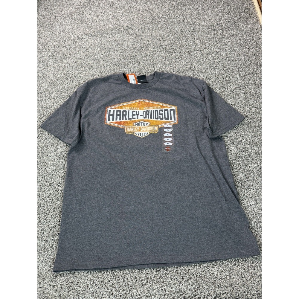 Harley Davidson Mason Ohio Short Sleeve T Shirt Men's Size XL Gray NWT